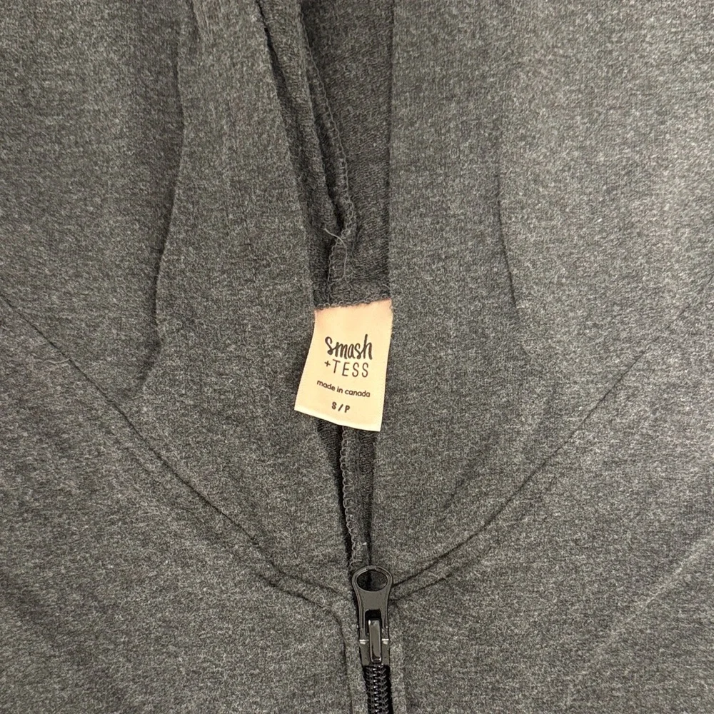 Smash + Tess Charcoal Zip-Up Jumpsuit - Picture 2 of 3